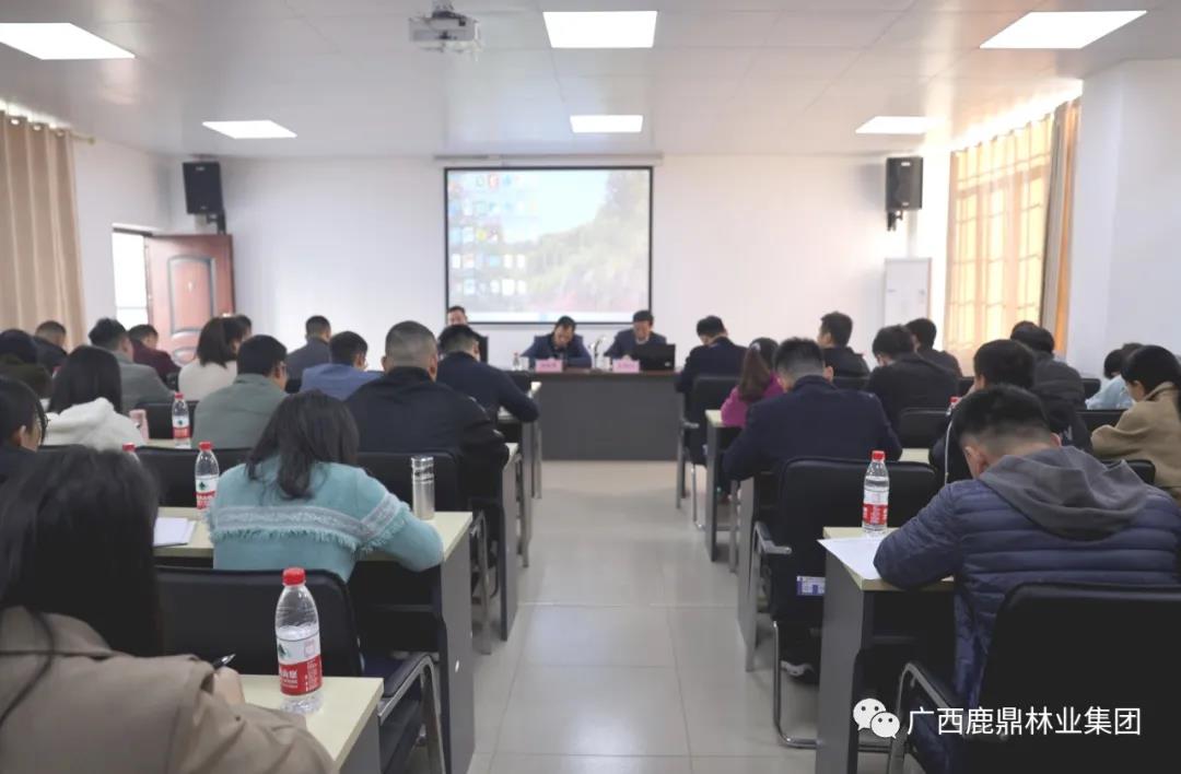 luck18xinli集团召开营林出产调查知识培训会