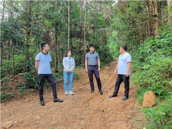 廖长琨到林芝分公司查抄领导工作