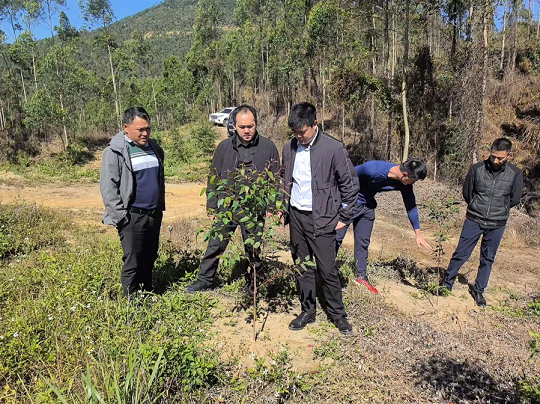集团总经理廖长琨、副总经理陆克宇到广东3家基层单元查抄领导工作